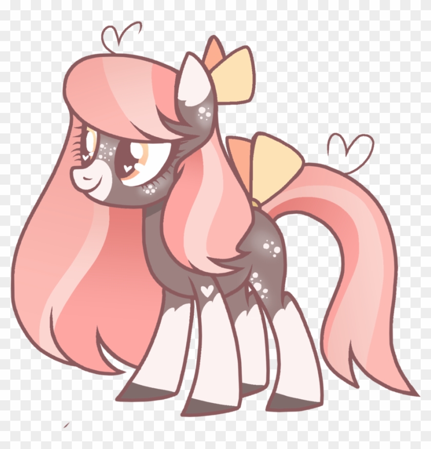 Hair Bow, Heart, Heart Eyes, Mare, Oc, Pony, Safe, - Cartoon #410827