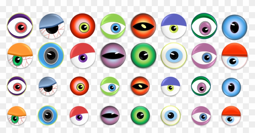 Monster Eye Ball Clip Art - Monster Eyes #410965