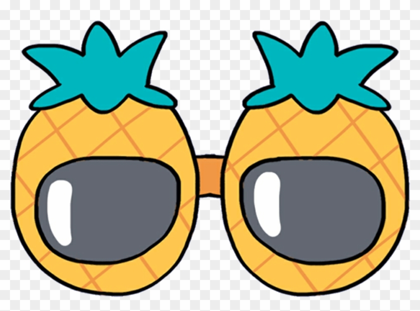 Pineapple Glasses Sunglasses Mochi Kawaii Cute Softbot - Kawaii #410982