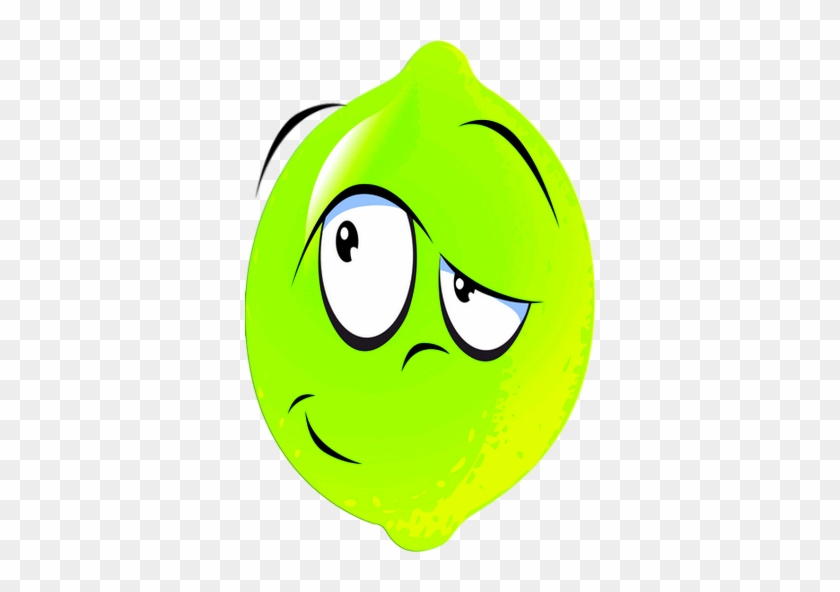 Ao Citron Vert Et Jaune Perplexe - Smiley Emoticone Clipart Cartoon #411001