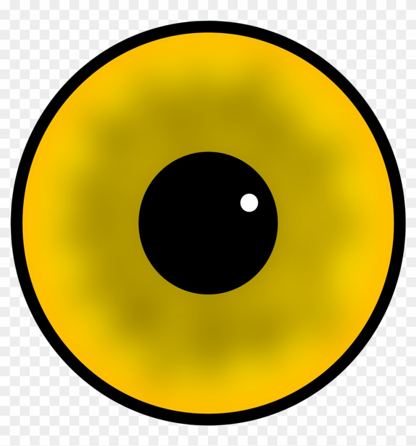 Brown Eyes Clipart 29, Buy Clip Art - Yellow Eye Vector #411007