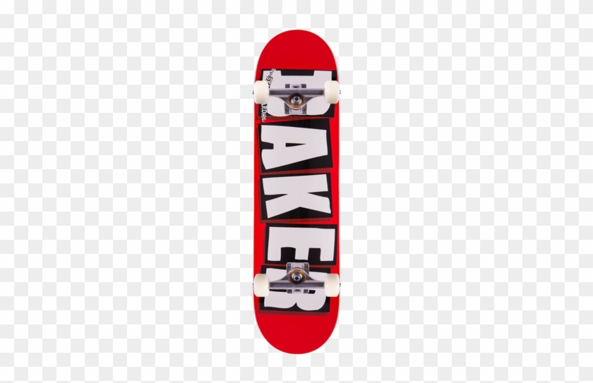 Baker Brand Logo Red/white Skateboard Complete - Skateboard Baker #411147