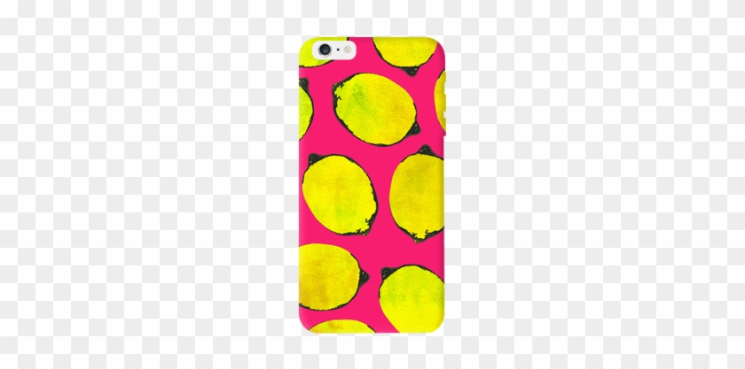 Lemon Pink Apple Iphone 6 Plus Case - Pop Art Background A4 #411242