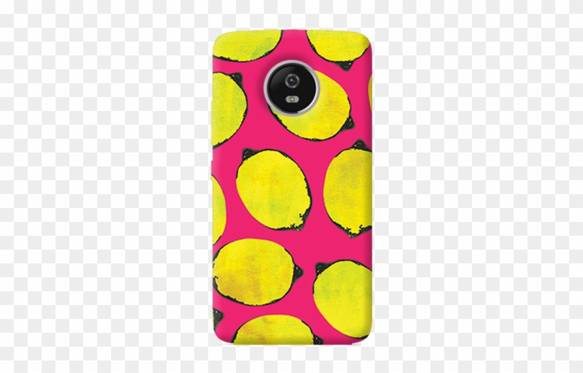 Lemon Pink Motorola Moto G5 Plus Case - Pop Art Background A4 #411254