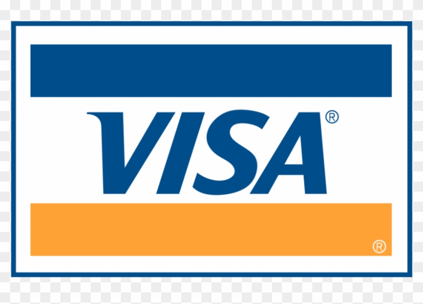 Logo Visa Carré - Mp Printing Cc-896 8 X 2.75 Credit Card Sign, Visa #411335