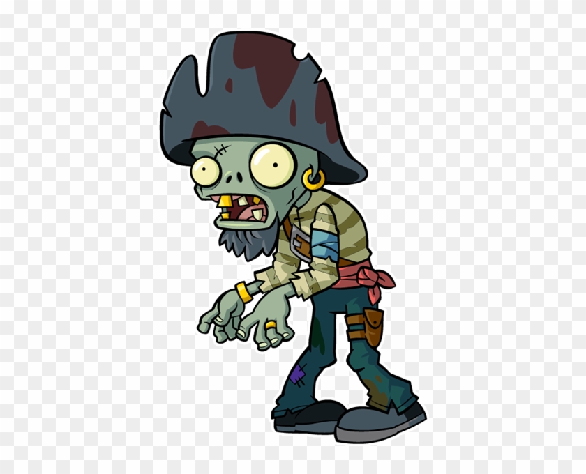 Swashbuckler Zombie - Plants Vs Zombies 2 Pirate Zombie #411650