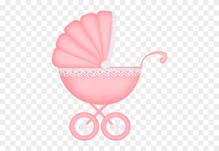 Carriage Clipart Baby Pink - Baby Carriage Clipart Pink #411667