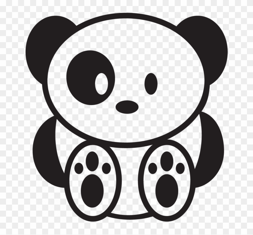 Sticker Jdm Cute Panda - Sticker Autocollant - Ours Panda Jdm - Stickers Autocollants, #411738