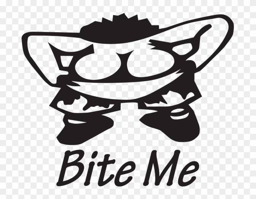 Sticker Jdm Bite Me - Bite Me Cartoon - Free Transparent PNG Clipart Images  Download
