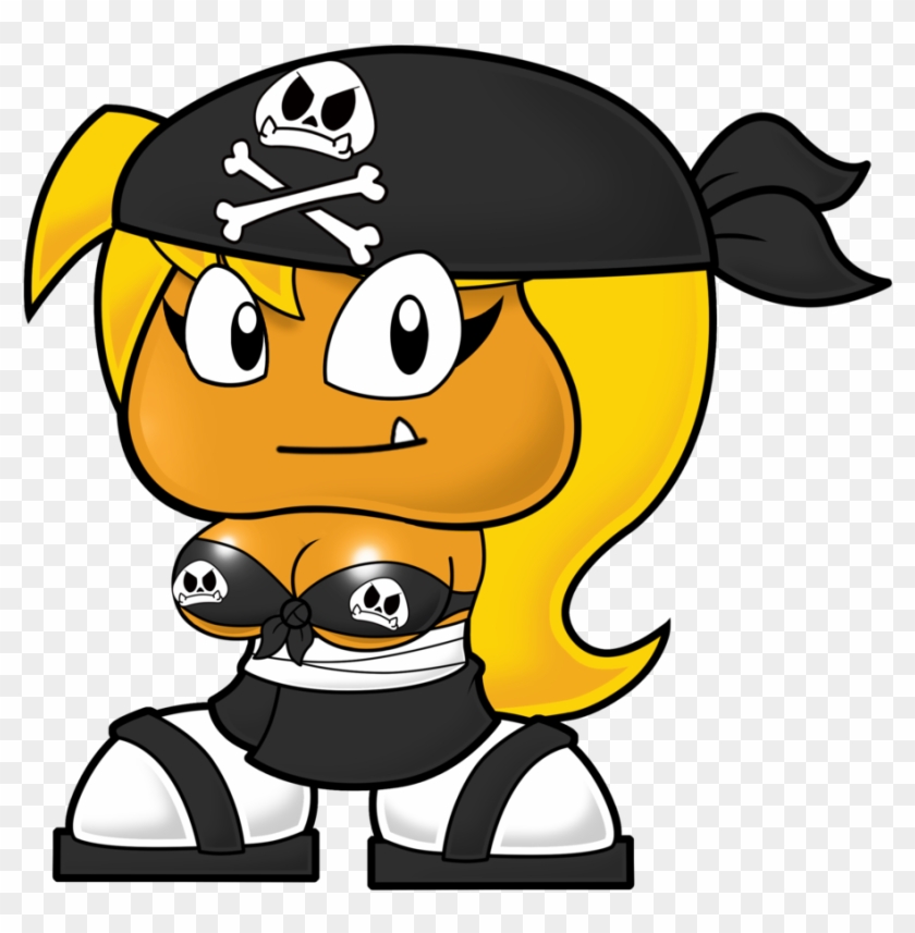 Gaijingoombah Pirate Aki By Gaijingoombah - Goomba With Boobs #411820