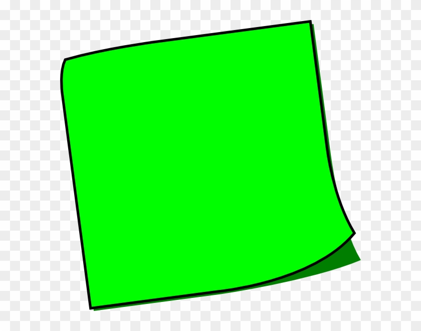 Sticky Note Clipart - Green Post It Notes #411916
