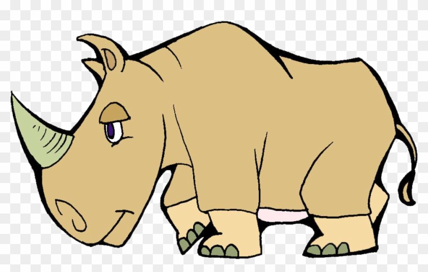 Rhinoceros Clip Art - Rhinoceros Clip Art #412013