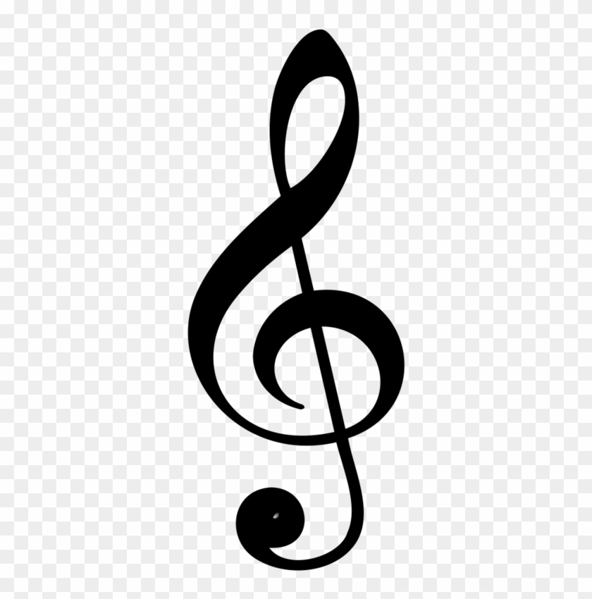 Musique Portees - Music Symbols Treble Clef #412074