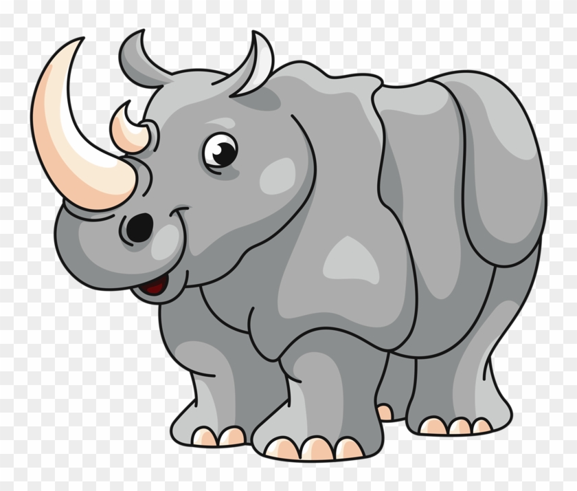 Rhinoceros Drawing Cartoon Clip Art - Rhinoceros Drawing Cartoon Clip Art #412315