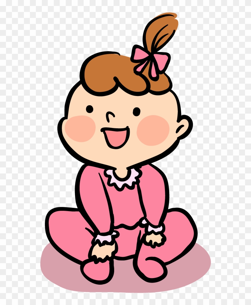 Infant Euclidean Vector Cartoon Illustration - Baby Girl Cartoon Png #412354