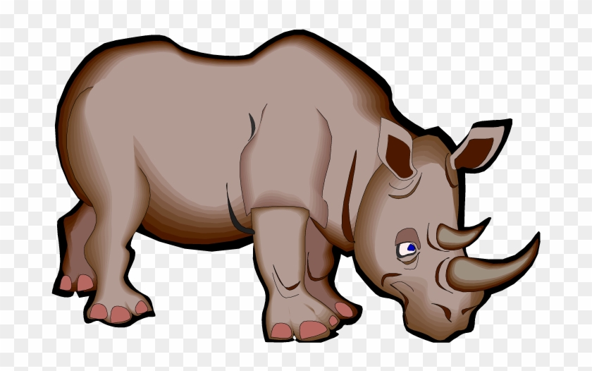 Rhino Cartoon - Cartoon Images Of Rhinoceros #412362