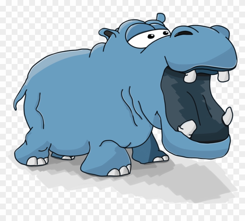 Rhinoceros Clipart 17, - Nijlpaard Cartoon #412386