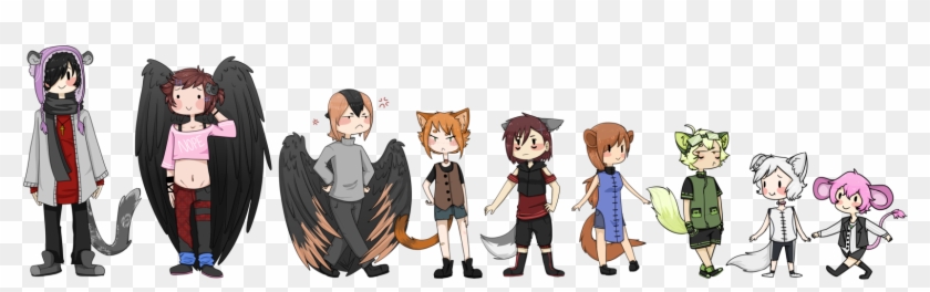 Hybrids Chibi Height Meme By Mito-aikawa - Chibi #412396