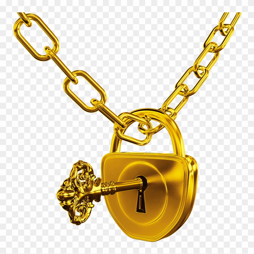 Keychain Lock Keychain Door - Key In A Lock #412445