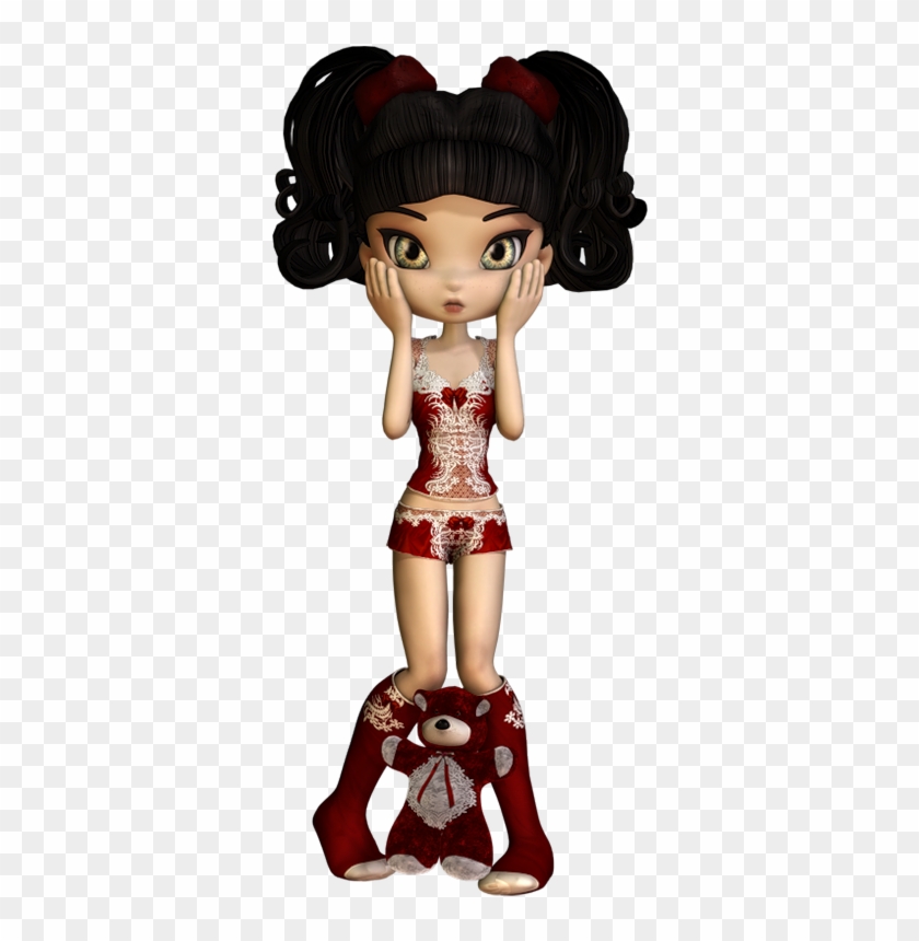 Tubes Poser Png De Cookie Sur Le Thème De Noël Gratuits - Doll #412456