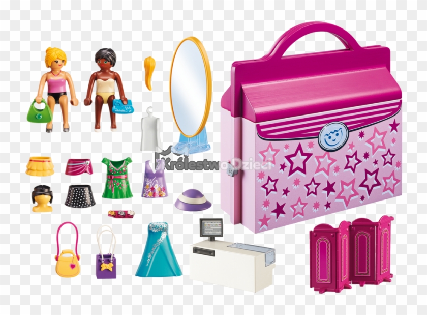 Playmobil - Dollhouse - Przenośny Butik - - Playmobil Fashion Boutique #412770