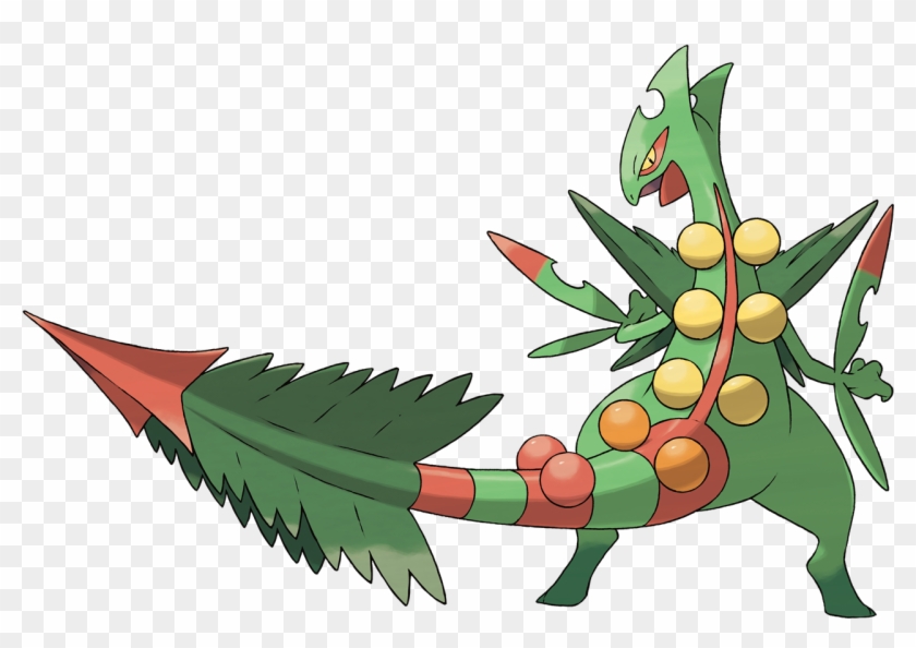 Ma Professeur De Tp S - Mega Sceptile Official Art #412790