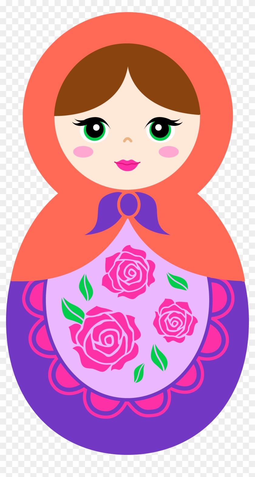 Stacking Doll Clipart - Matryoshka Clipart #412808