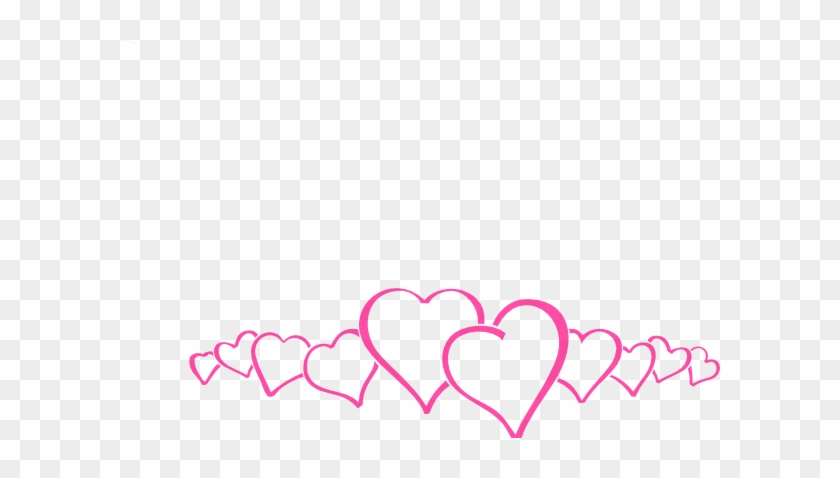 Hot Pink Heart Border Clip Art At Clipart Library - Happy Valentines Day 2018 #412870