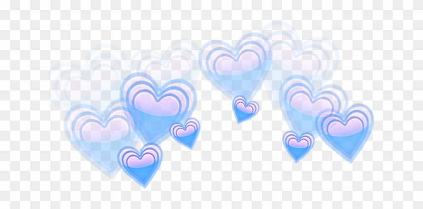 #heart #hearts #crown #heart Crown #hearts Crown #blue - Editing Transparent Cute Overlays #412971