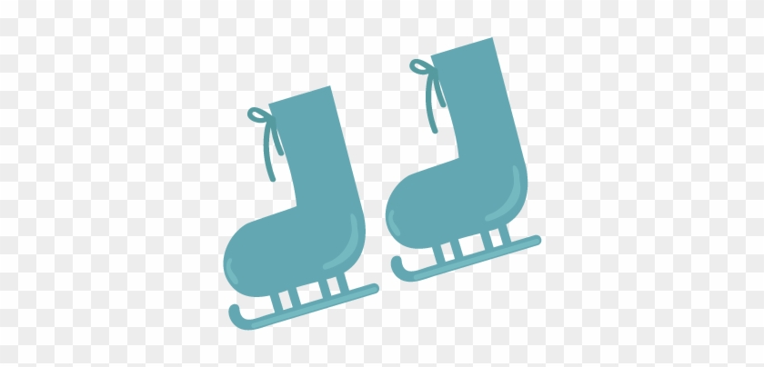Vector Cartoon Ski Boots - Figure Skate #413117