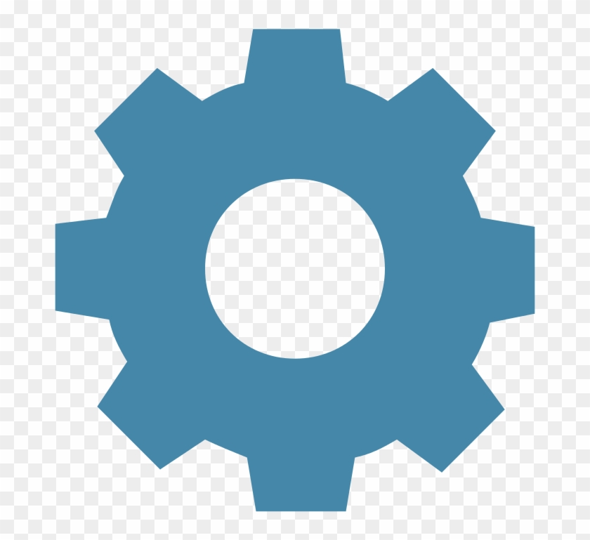 Computer Icons Gear Clip Art - Blue Cog Icon #413198