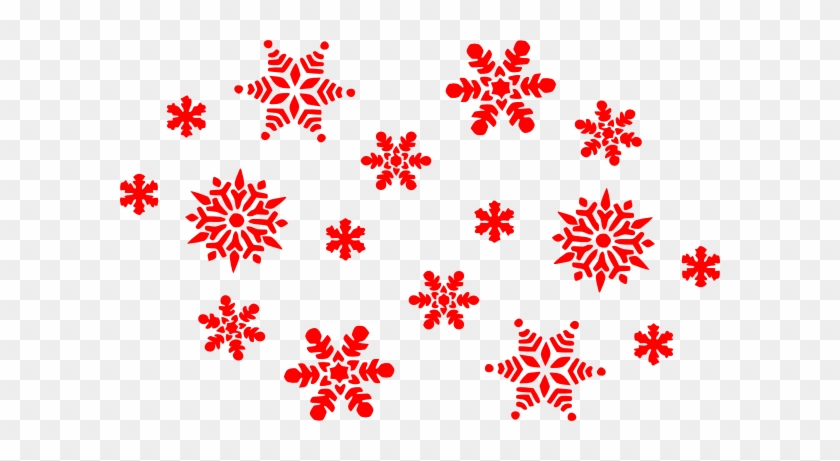 Red Snowflake Clipart - Odia Shayari #413255