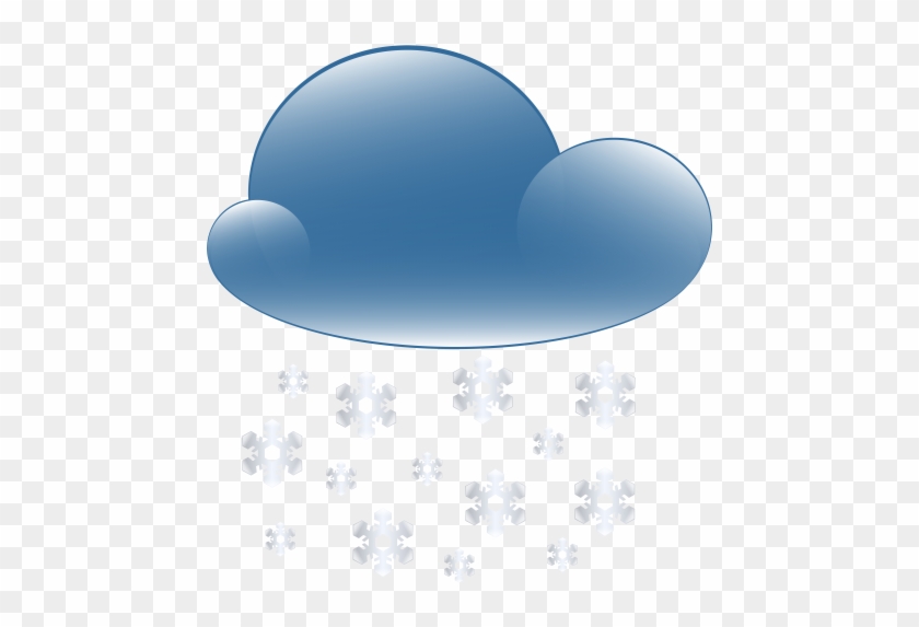 Snowy Cloud Weather Icon Png Clip Art - Teth #413304