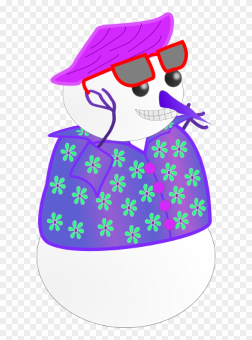 Snow - Hawaiian Snowman Png #413379