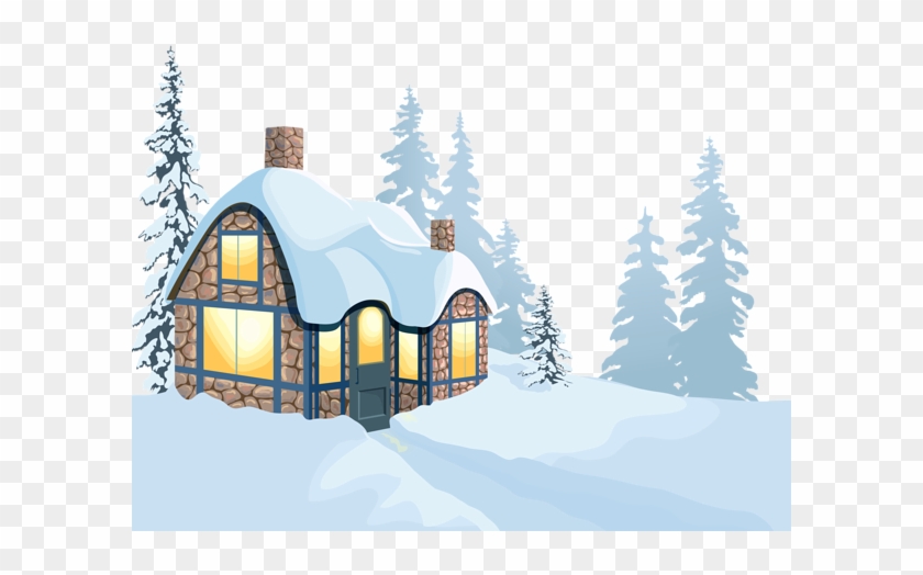 Snow Clipart Images - Winter House Clipart #413382