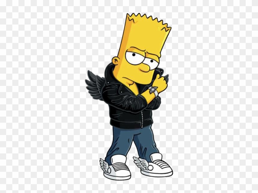 Adidas Clipart Cartoon - Imagenes De Bart Simpson #413447