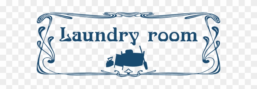 Laundry Room Door Sign Png Images - Laundry Room Free Clipart #413476
