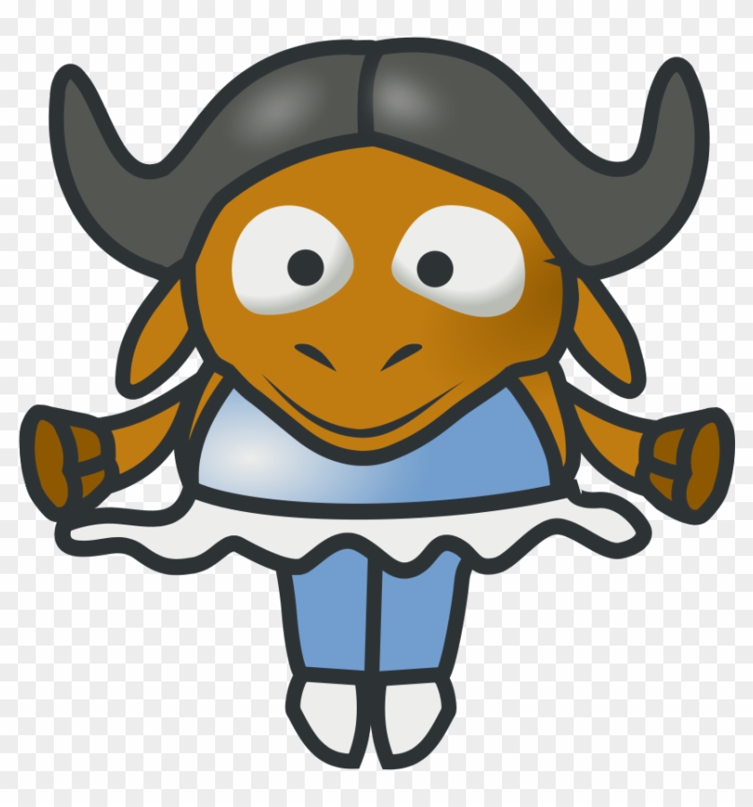 Water Buffalo Cartoon 21, Buy Clip Art - Baby Gnu - Free Transparent PNG  Clipart Images Download