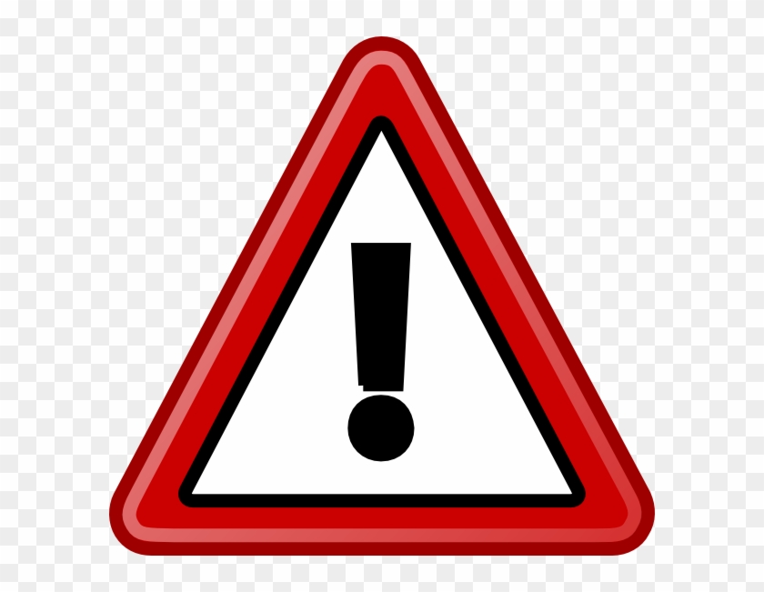 Warning Sign Bl Bg Clip Art At Clkercom Vector Online - Warning Sign #413502