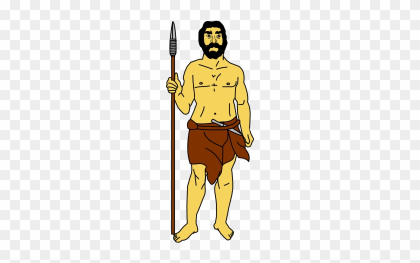 Muscle Man Cartoon Character 11, Buy Clip Art - Homo Erectus #413511