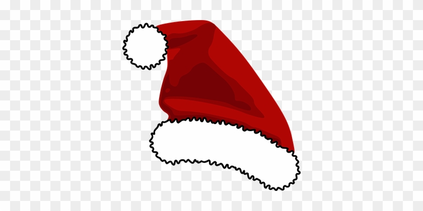 Hat, Red, Santa Claus, Head, Ball, Fur - Santa Hat Clip Art #413557