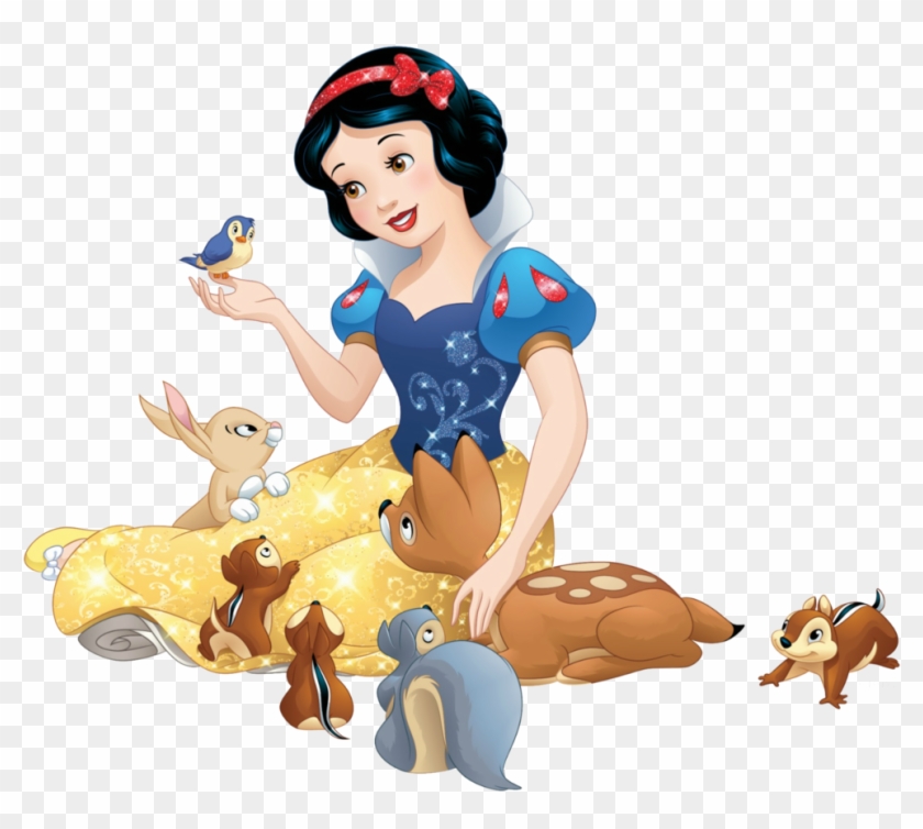 Snow White And Her Animal Friends - Snow White Birthday Card #413567