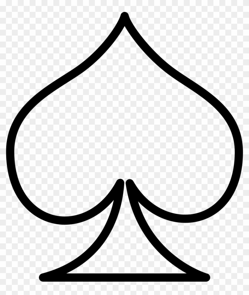 Png File Svg - Spades Outline Png #413853