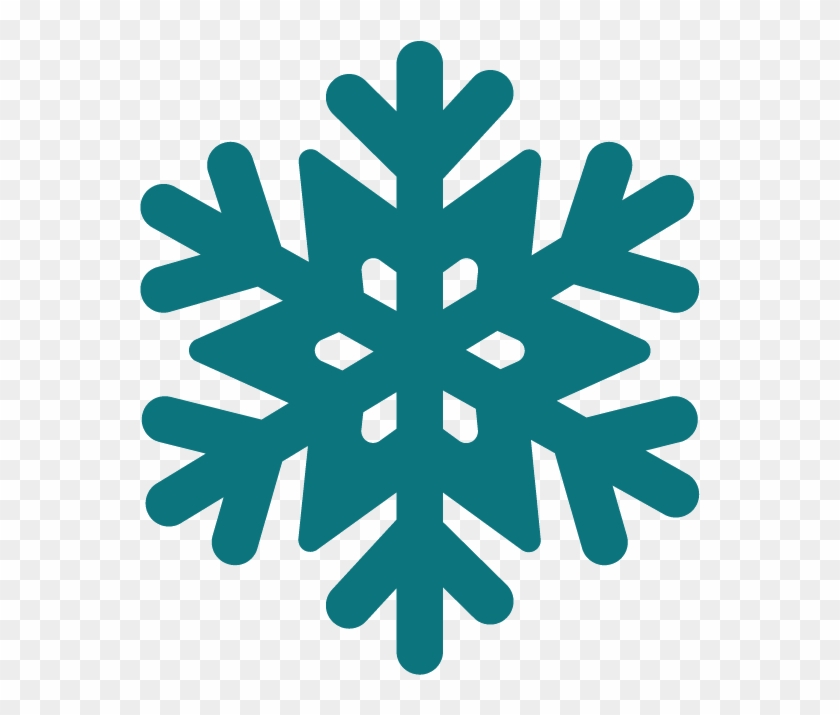 Hexagon Clipart Snowflake - Snowflake Vector Transparent Background #413879