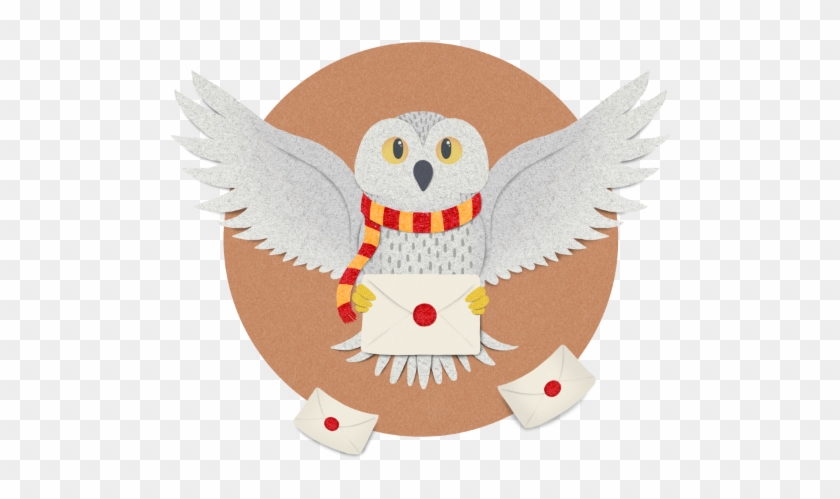 Clipart hibou transparent - Harry Potter Hedwige dessin, HD Png Download