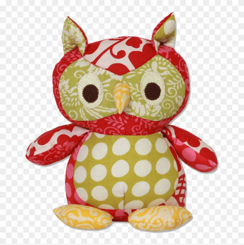 Sweet Spring Patchwork Owl Stuffed Animal - Owl #413936