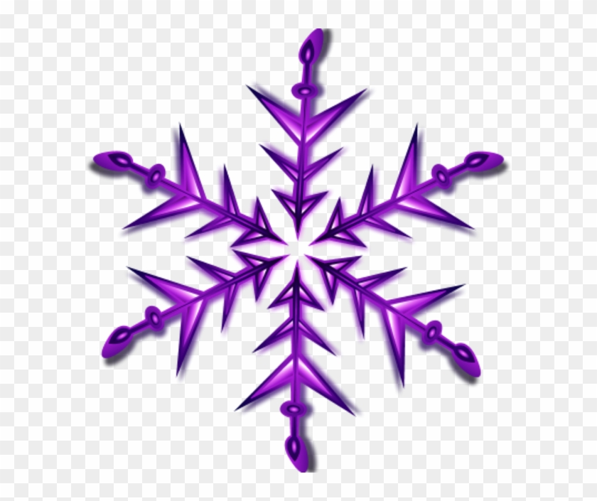 Snowflake - Purple Snowflake Png #413966