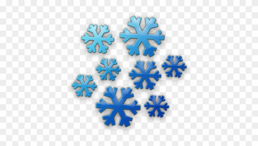 Snowflake Clipart Cluster - Cluster Of Snowflakes Clipart #413969