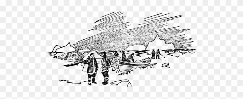 Arctic Igloo Clipart - Native Americans Of The Far North #414282