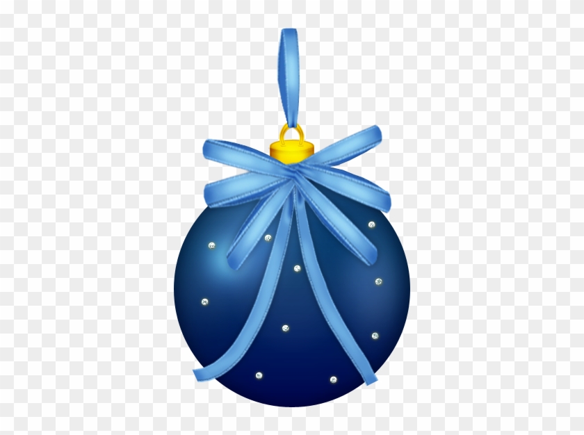 Christmas Blue Ornament Clip Art - Blue Ornament Clip Art #414598